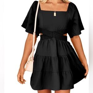 Amazon | black cut out dress
